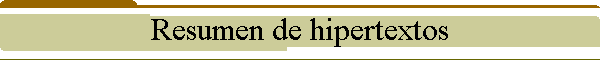 Resumen de hipertextos