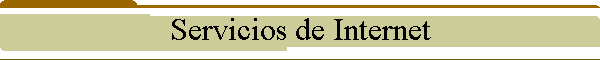 Servicios de Internet
