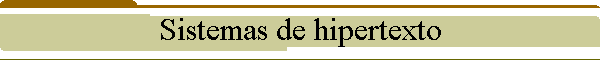 Sistemas de hipertexto