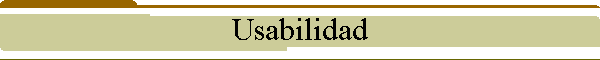 Usabilidad