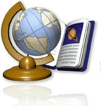 enciclopedia y globo terrqueo