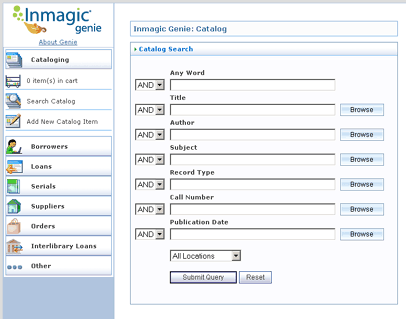 Catalogador de Inmagic