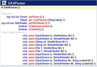 SAX parser
