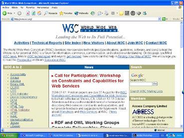 web del W3C
