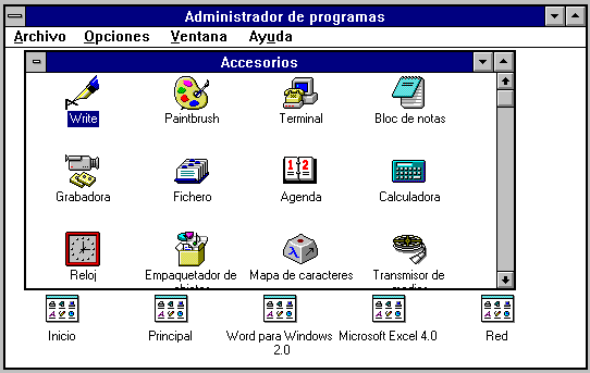 interfaz Windows95