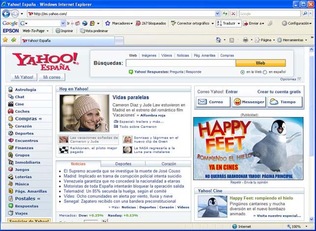 Portal Yahoo Espaa